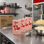 Thumbnail image #3 for Winco Benchmark 41563CS Closed-Top Popcorn Box, 1.25 oz, 4.75 x 2 x 7.5 Inches