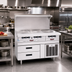 Thumbnail image #2 for Arctic Fire 53-Inch Two-Section Remote Refrigerated Drawer Base with 4 Self-Closing Drawers
