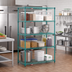 Thumbnail image #2 for EagleGard 4-Tier Wire Shelving Starter Unit, 60W x 21D x 63H, Hybrid Epoxy Finish