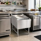 Thumbnail image #2 for Eagle Group Spec-Bar B24PTIC 36-Inch Underbar Pass-Thru Insulated Ice Bin, 175 lb Capacity, 24-Inch Deep, Stainless Steel, Without Cold Plate