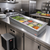 Thumbnail image #2 for Hatco CWBR-6 Top-Mount Drop-In Refrigerated Well for 6 Full-Size Pans, Remote Refrigeration