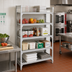 Thumbnail image #3 for Cambro Camshelving Premium 5-Shelf Vented Stationary Starter Polymer Shelving Unit, 54 x 18 x 84 Inches