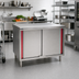Thumbnail image #2 for Spec-Master Marine Series Enclosed Work Table with Sliding Doors, 48 W x 30 D, 14/304 Stainless Steel Top