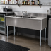Thumbnail image #2 for Eagle Group 1800 Series 48-Inch Two-Compartment Underbar Sink Unit with Right Drainboard