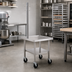 Thumbnail image #2 for Duke 30 x 30-Inch, 29-Inch High Stainless Top Open Base Mixer Stand with Adjustable Undershelf