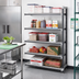 Thumbnail image #2 for Cambro Camshelving Elements XTRA 5-Shelf Vented Stationary Add-On Unit, 21 x 30 x 64 Inches, Speckled Gray