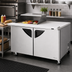 Thumbnail image #3 for Turbo Air Super Deluxe 60-1/4-Inch 2-Section Mega Top Sandwich/Salad Prep Table with Slide-Back Lid, Left Workstation