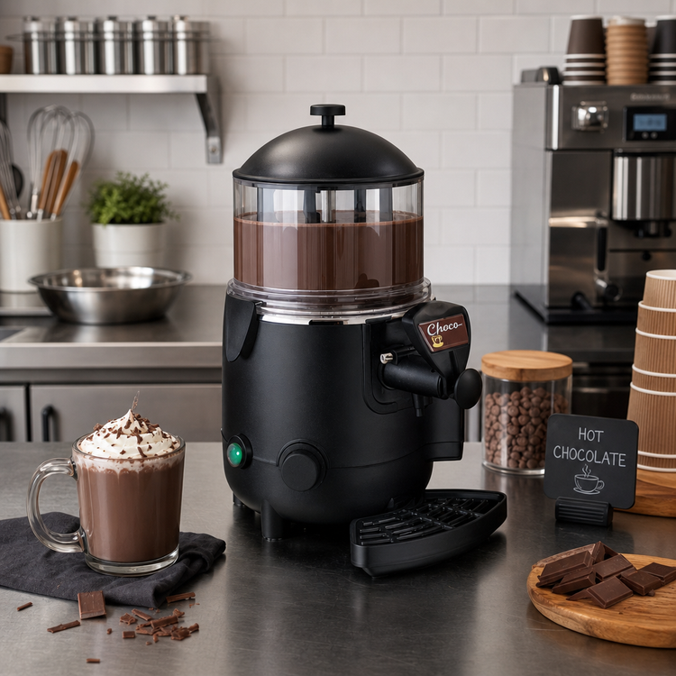 Product image #2 for Countertop Electric Hot Chocolate Dispenser with 5-Liter Removable Bowl