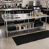 Thumbnail image #2 for 108 Inch x 24 Inch Stainless Steel Underbar Cocktail Station Work Table with 5 Inch Backsplash and Adjustable Undershelf
