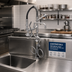 Thumbnail image #2 for EasyInstall Mini Single-Hole Deck Mount Pre-Rinse Unit with Add-On Faucet and 8