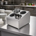 Thumbnail image #2 for Vollrath Silv-A-Tainer Countertop 6-Cylinder Stainless Steel Cutlery Dispenser