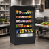 Thumbnail image #2 for Non-Refrigerated Self-Serve High-Profile Merchandiser with 2 Adjustable Shelves, 71.25 x 33 x 60 Inches