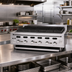 Thumbnail image #2 for Vulcan Achiever VACB47 Heavy-Duty Countertop Gas Charbroiler, 46-7/8 Inch, 8 Burners