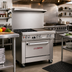 Thumbnail image #2 for Southbend Ultimate 36-Inch Commercial Gas Range with 2 Open Burners and 24-Inch Griddle, Cabinet Base