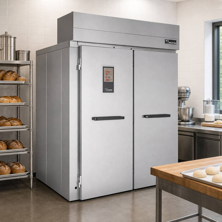 Product image #2 for Baxter PW2E 80.5-Inch Deep Double Wide Roll-In Proofer Cabinet with Floor, Stainless Steel
