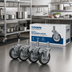 Thumbnail image #2 for Town Equipment Set of 4 Replacement Casters for Compatible Shelving Units