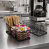 Thumbnail image #2 for Birdnest Black Wire Coffee Caddy, 8-1/2 x 4-3/8 x 3-1/8 Inch