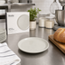 Thumbnail image #2 for Stadia® Greige Melamine Bread & Butter Plate, 7-1/4 Inch, Round Narrow Rim