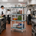 Thumbnail image #2 for MetroMax i 24 x 24 x 63 Inch 4-Tier Open Grid Polymer Starter Shelving Unit