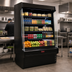 Thumbnail image #2 for Howard-McCray 35E Series 51-Inch Black Remote Open-Air Merchandiser with 4 Lit Shelves