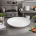 Thumbnail image #2 for American Metalcraft 104 oz. Angled White Melamine Bowl, 16 Inch Diameter x 3 Inch High
