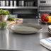 Thumbnail image #3 for American Metalcraft Crave Collection Shadow Melamine 6 1/2-Inch Round Coupe B&B Plate