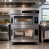 Thumbnail image #2 for Moretti Forni S125E Modular Electric Deck Pizza Oven with Proofer and Refractory Stone Deck