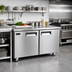 Thumbnail image #2 for Hurakan by Equip.me 36-Inch Two-Section Undercounter Refrigerator with Solid Doors