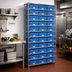 Thumbnail image #2 for Quantum Heavy-Duty Stationary Wire Shelving Unit with 36 Bins