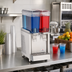 Thumbnail image #2 for Crathco Simplicity Bubbler Mini-Twin Pre-Mix Cold Beverage Dispenser with 2 x 2.4-Gallon Bowls