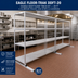 Thumbnail image #2 for Eagle Floor-Trak DDFT-20 Double-Deep Floor Track Kit — 20 ft (3 Aluminum Tracks, End Stops & Hardware)
