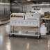 Thumbnail image #2 for KoolMore Commercial Mobile Outdoor Propane Charbroiler Grill with 8 Burners, 30-Inch Roll Dome Cover, and Pizza Oven