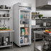 Thumbnail image #2 for Hoshizaki Steelheart F1A-FG One-Section Reach-In Freezer with Full Glass Door, 23.1 Cu. Ft., Stainless Steel