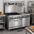 Thumbnail image #2 for Imperial Pro Series 36-Inch Electric Restaurant Range with 2 Round Elements, 24-Inch Thermostatic Griddle and Standard Oven