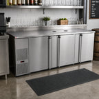 Thumbnail image #2 for Micro Matic USA Pro-Line MDD94S-E-LT Three-Section Self-Contained Draft Beer Cooler, 95.5-Inch, Stainless Steel, Less Draft Towers
