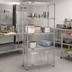 Thumbnail image #2 for Eagle Group 5-Tier Wire Starter Shelving Unit with QuadTruss®, 24 x 18 x 74 Inches, Chrome-Plated Finish