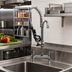 Thumbnail image #2 for BK Resources OptiFlow Lead-Free Mini Deck Mount Pre-Rinse Faucet Assembly, 8-Inch Centers