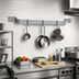 Thumbnail image #2 for Eagle Group 108-Inch Single Bar Wall-Mount Aluminum Pot Rack