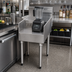 Thumbnail image #2 for Eagle Group 1800 Series Underbar Single Step-Down Blender Station Add-On Unit, 12 Inch W x 19.5 Inch D