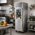 Thumbnail image #2 for True Spec Series One-Section Pass-Thru Reach-In Refrigerator with Glass and Stainless Steel Half Front Doors, Stainless Steel Rear Door