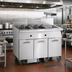 Thumbnail image #2 for Imperial IFSCB650E 6-Tank Electric Floor Fryer with Built-In Filter System and Dump Station
