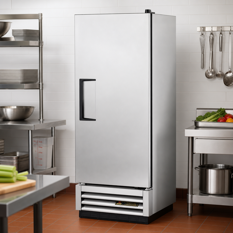 Product image #2 for True T-12F-HC One-Section Reach-In Freezer with Solid Door and -10°F Holding Temperature