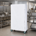 Thumbnail image #2 for Quantum Wire Cart Cover for 18 x 36 x 63 Inch Carts, White Nylon with Zipper Flap