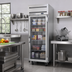 Thumbnail image #2 for Beverage-Air Horizon Series One-Section Reach-In Freezer with Right-Hand Glass Door, 21.06 Cu. Ft., Top-Mounted Self-Contained Refrigeration