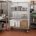 Thumbnail image #2 for Quantum Mobile Wire Security Cage, 36 x 21 x 69 Inches, Chrome Plated
