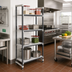 Thumbnail image #2 for Cambro Camshelving Elements XTRA 4-Tier Solid Stationary Starter Polymer Shelving Unit, 18