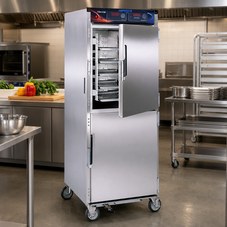 Product image #2 for Cres Cor AquaTemp Electric Insulated Hot Cabinet with Dutch Window Door, 32 Pan Capacity