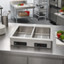 Thumbnail image #2 for Vollrath 2-Well Insulated Electric Dry Hot Food Well Drop-In Unit, Infinite Control, 208-240V