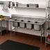 Thumbnail image #2 for Advance Tabco Regaline 4-Compartment Sink with Left-Hand Drainboard, 20