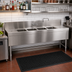 Thumbnail image #2 for Eagle Group Spec-Bar Four-Compartment Underbar Sink with Left & Right Drainboards, 96